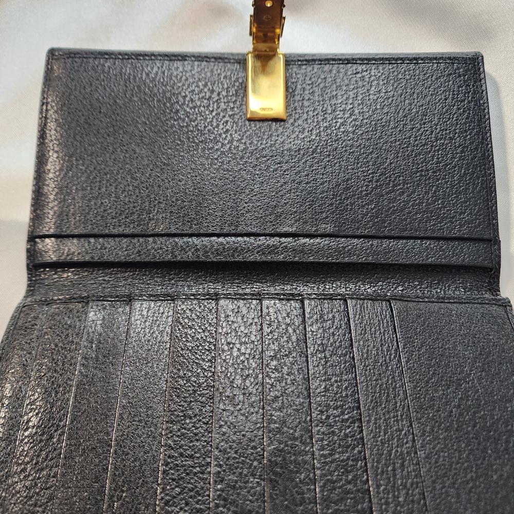 Gucci Vintage Sylvie Leather Long Continental Wallet - Picture 10 of 14
